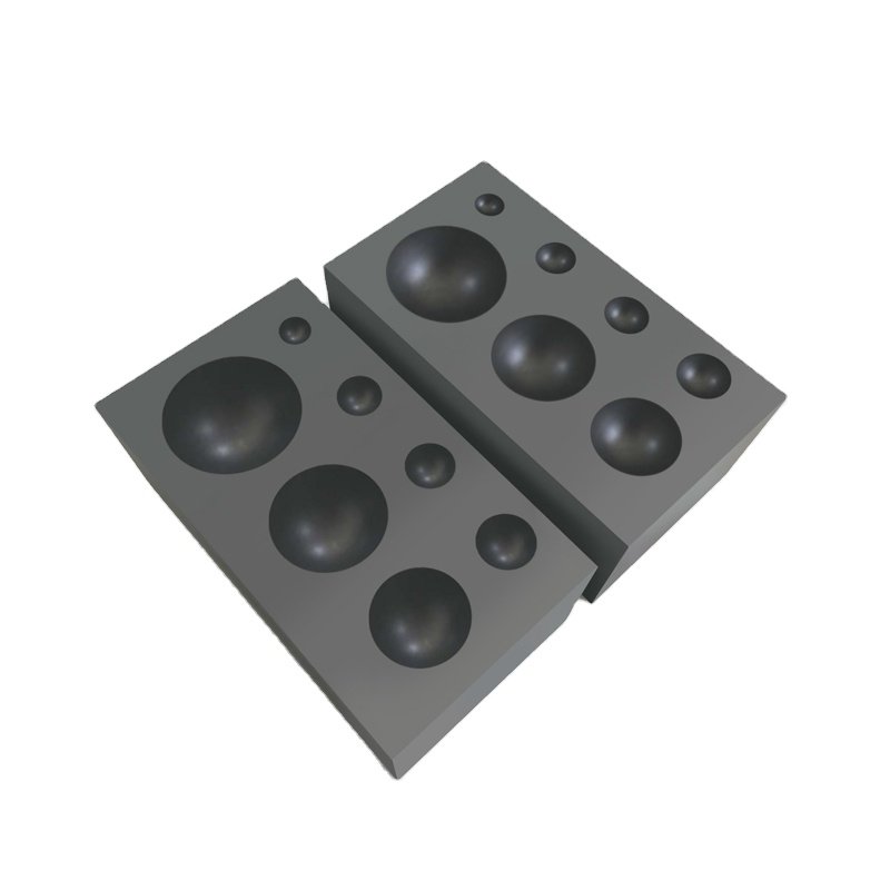 Graphite Ingot Mold, High Purity Refining Graphite, Melting Casting Mold for Gold Silver Aluminum Copper Brass Zinc Plumbum and