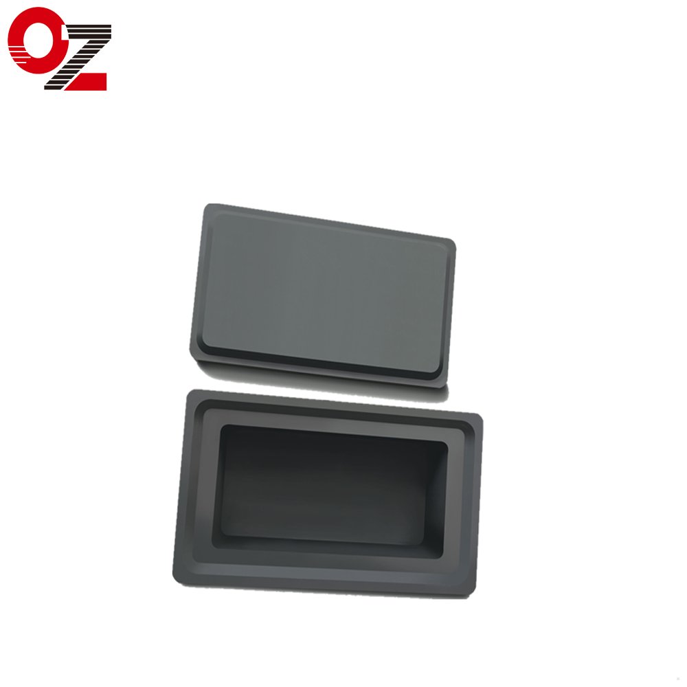 Graphite Ingot Mold, High Purity Refining Graphite, Melting Casting Mold for Gold Silver Aluminum Copper Brass Zinc Plumbum and
