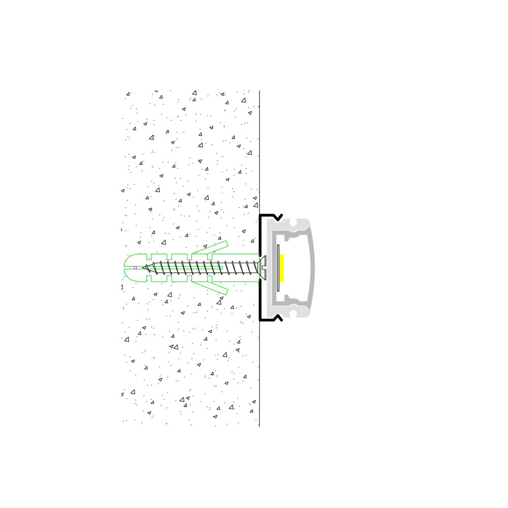 KC Commercial Led Lighting Surface Mounted Custom Led Strip Light Aluminium Profile Recessed Led Profile