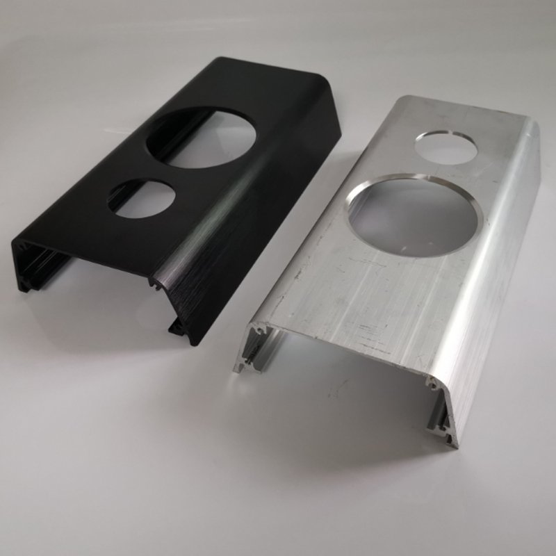 6063 Alloy Extruded Aluminum Electronic PCB Housing With Custom Machining End Plates Aluminum Profile Enclosure