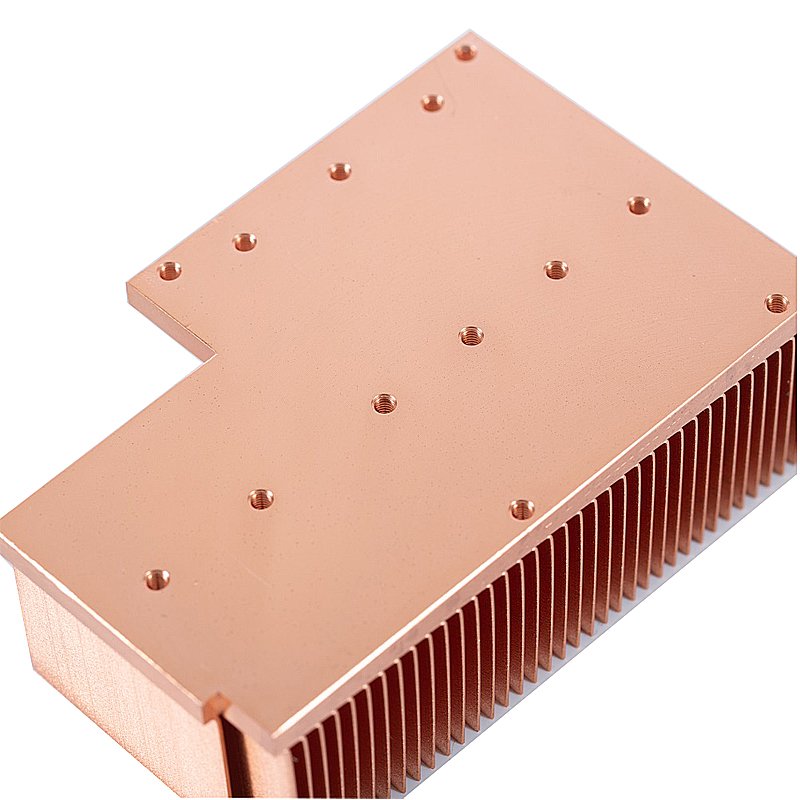 Custom Aluminum Profile Copper Pipe Heat Sink Pin Fin Copper Radiator Photo Large Aluminum heatsinks