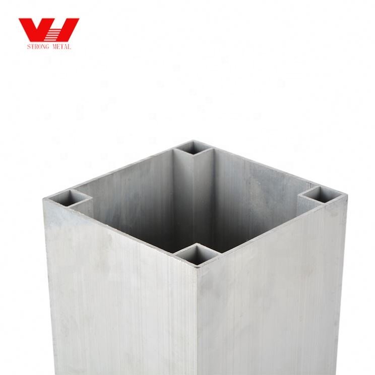 Factory Price 6063 Anodized Aluminum Pipe Tube For Furniture Luggage Bag Profile