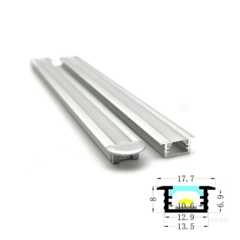 LED contour light high-quality PC cover gypsum LED aluminum groove LED aluminum profile for home decoration