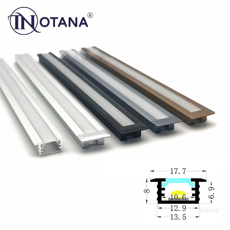 LED contour light high-quality PC cover gypsum LED aluminum groove LED aluminum profile for home decoration
