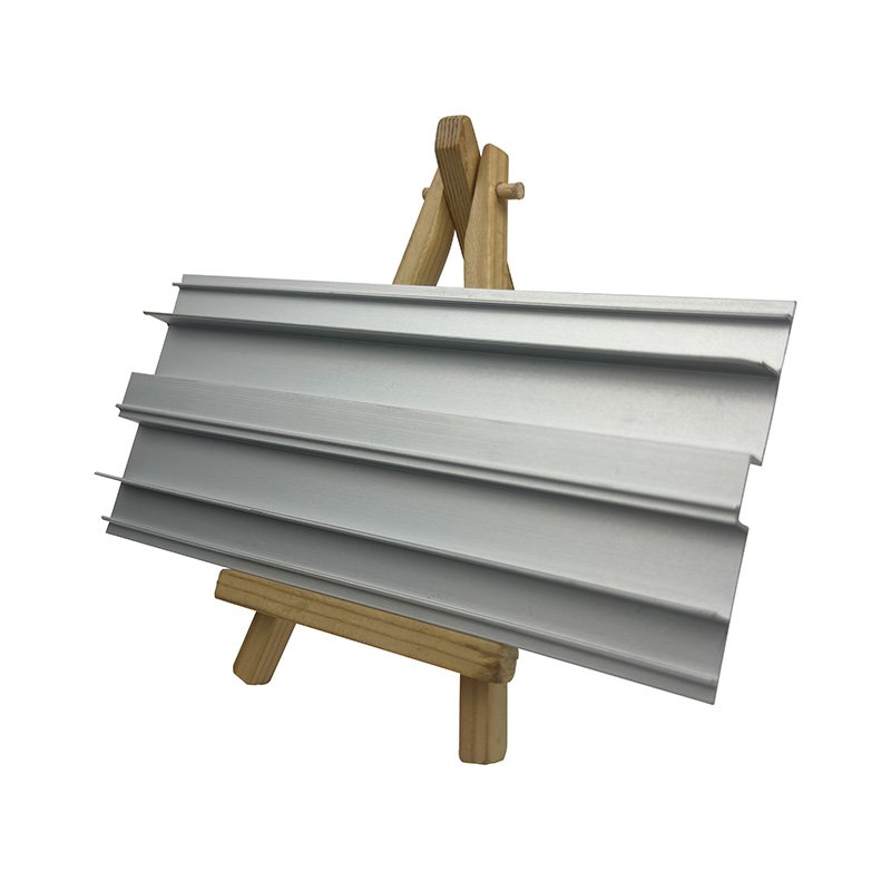 Customized high quality silver aluminum profile with factory price