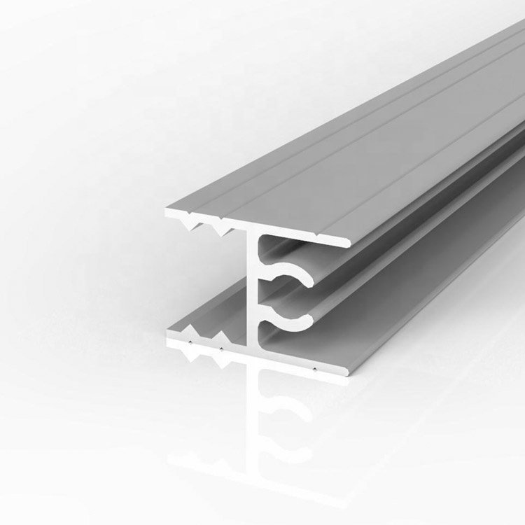 Manufacturer modern design anodized sliding doors wardrobe aluminium profile