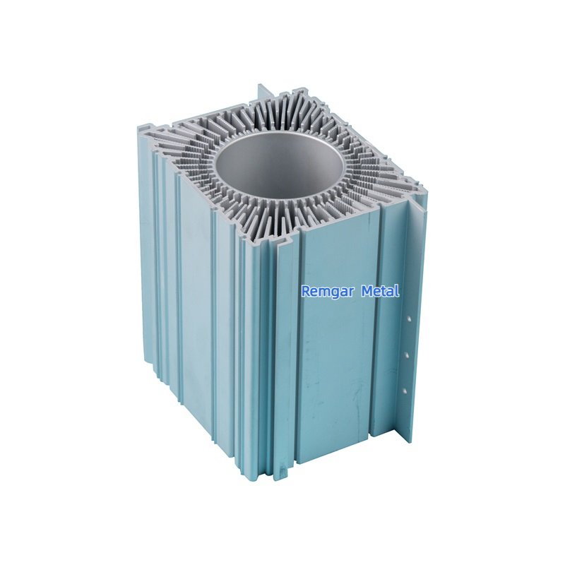 USA GMCR coffee maker machine cnc milling silver anodized extruded heatsink profile extrusion aluminum heat sink