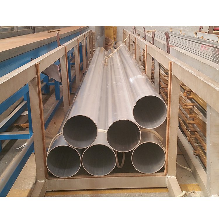 Powder coated aluminium pipe tube , aluminium hollow section for tent pole, awning , ceiling T bone / aluminum pipe factory