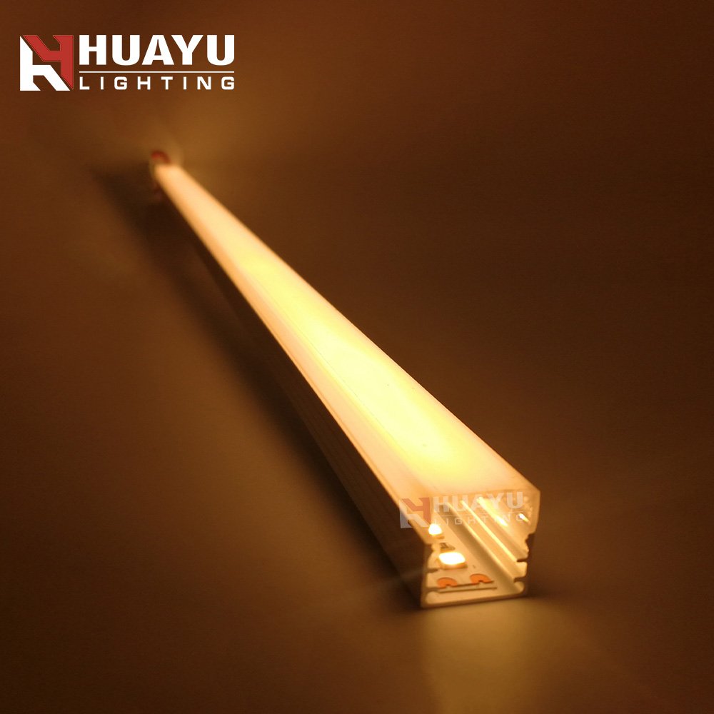 Recessed mounting LED Aluminum profile with led strip light U square shape profile channel extrusions for ceiling decoration
