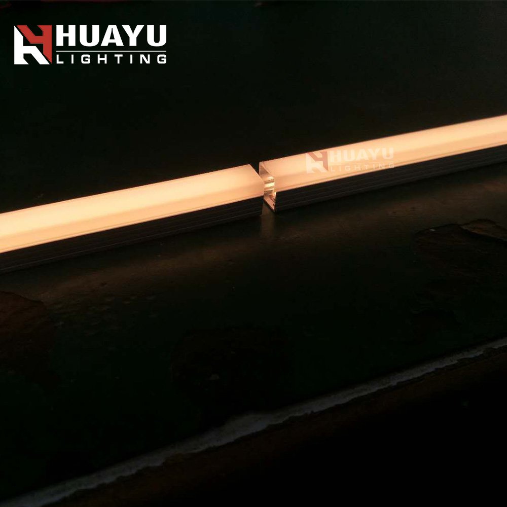Recessed mounting LED Aluminum profile with led strip light U square shape profile channel extrusions for ceiling decoration