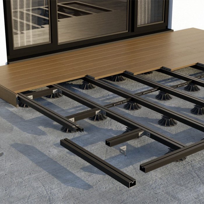 Aluminum trailer decking, aluminium pontoon deckings, aluminum dock deck for floating boat