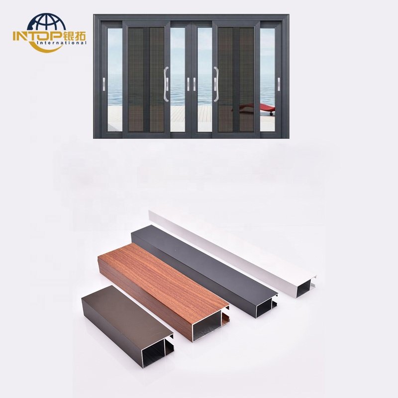 Aluminum Alloy Profile Bronze Color Aluminum Profile Window Aluminium Extrusions Profiles