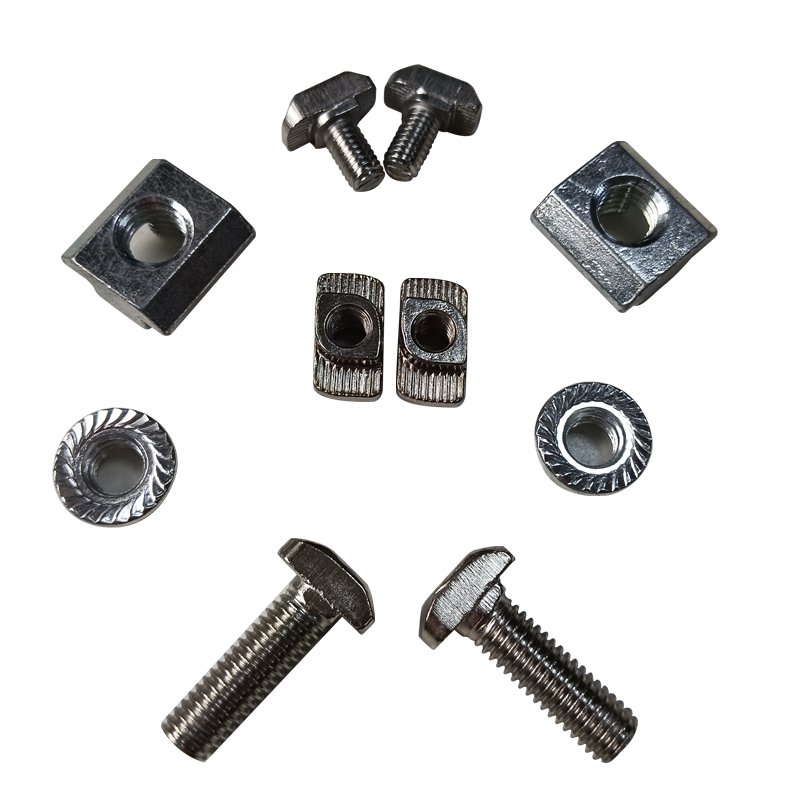 Fenghui aluminum profile accessories nut and bolt for different aluminum profile series