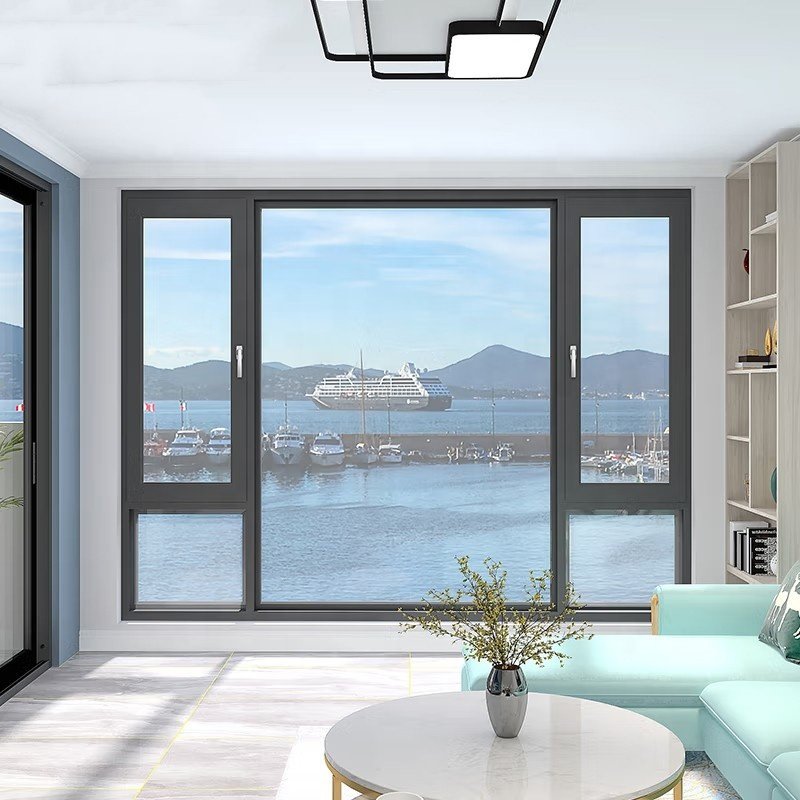 Latest Frame Design Aluminum Casement Window Double Glazed Alloy Aluminium Casement window Prices Aluminum Window In China