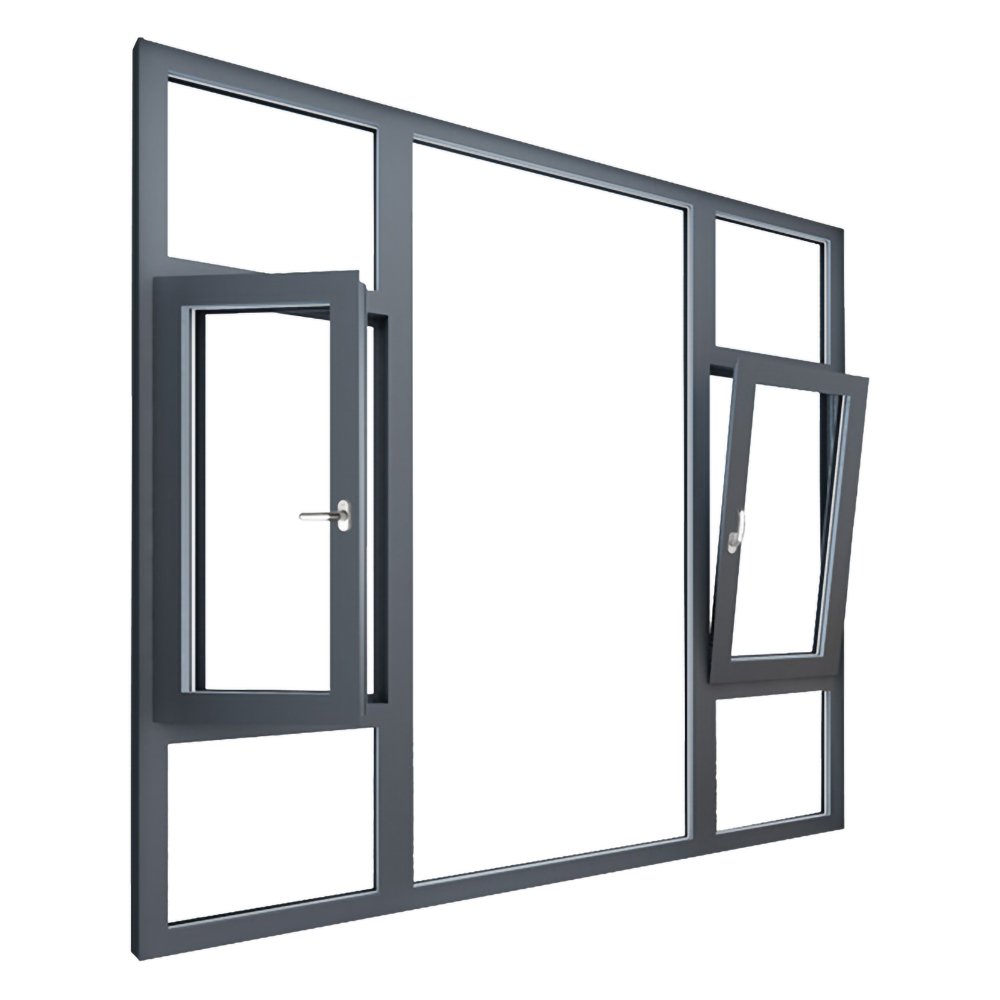 Aluminium casement window profile aluminum casement door and window system
