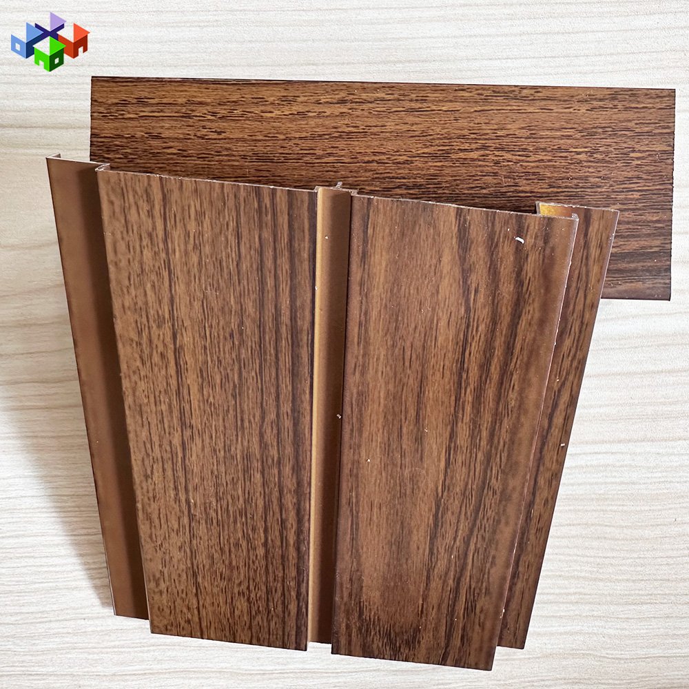 Wood Grain Aluminum Kitchen Cabinet Frame Aluminum Profile For Kitchen Cabinet