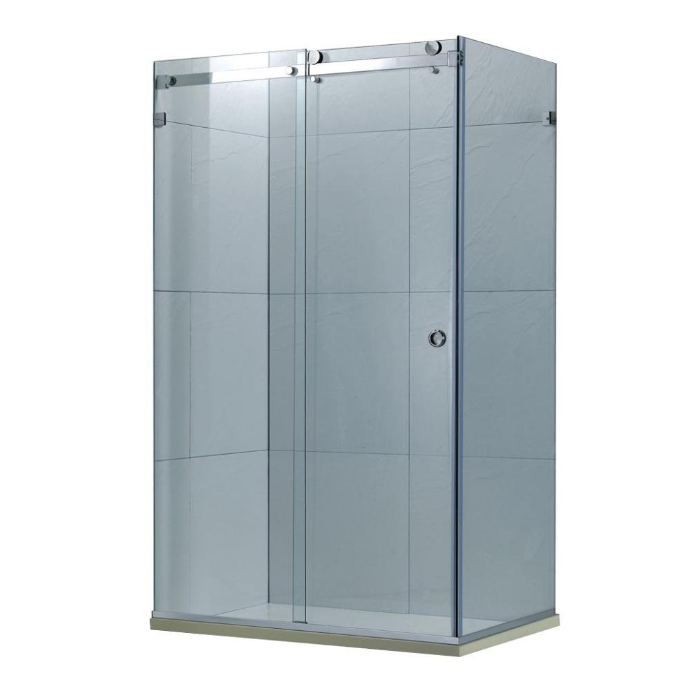 High Quality Aluminum U Channel u Slot Profile For Shower Room Toilet Partition Glass Doors
