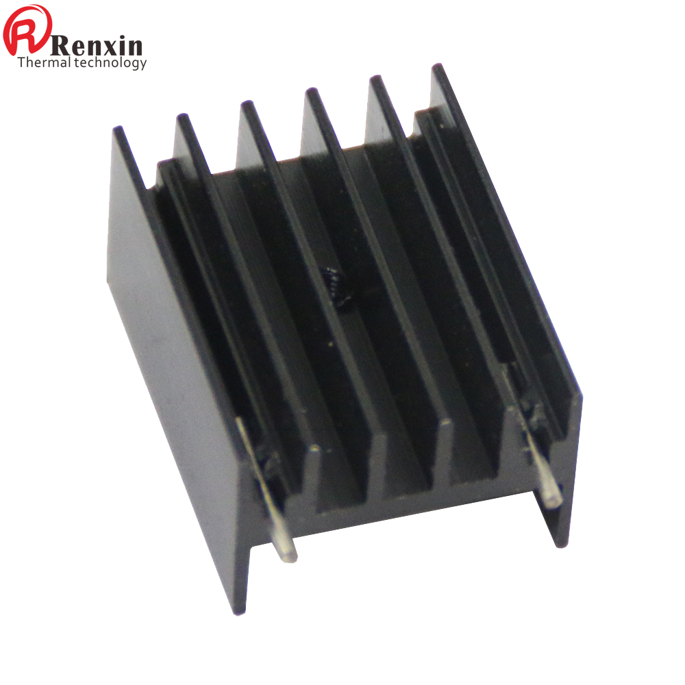 TO-220 Extruded aluminum profile heatsink high quality TO220 transistor radiator with 2pins
