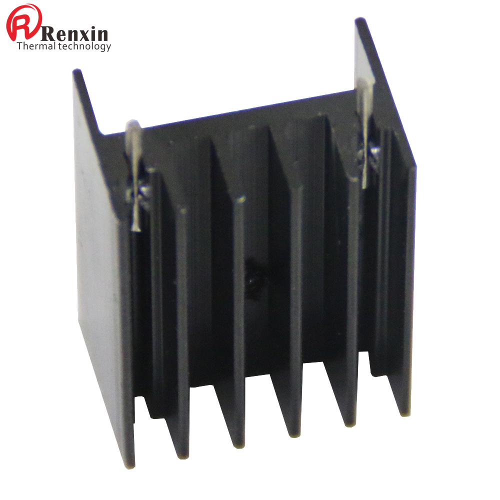 TO-220 Extruded aluminum profile heatsink high quality TO220 transistor radiator with 2pins