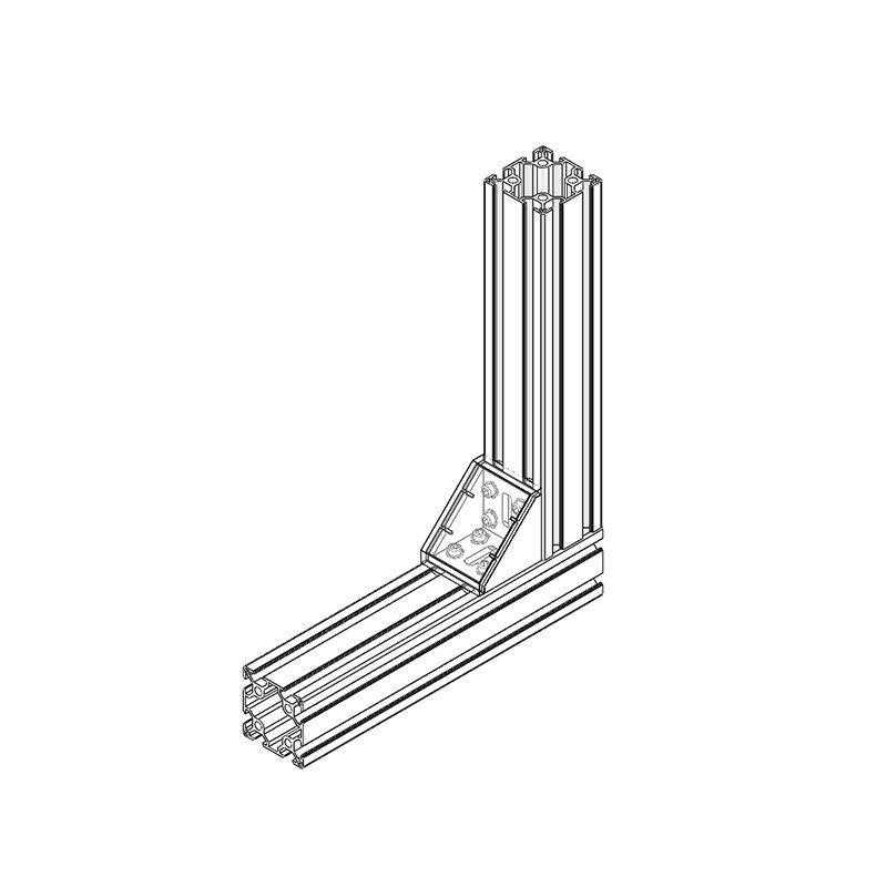 china factory 8096 60*60mm odm oem clear anodized 6105 6103 T-Slotted Aluminum profile extrusion 3030 4040 5050 6060 8080