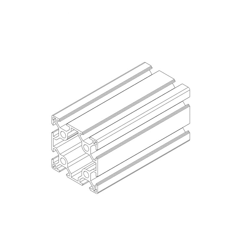 china factory 8096 60*60mm odm oem clear anodized 6105 6103 T-Slotted Aluminum profile extrusion 3030 4040 5050 6060 8080