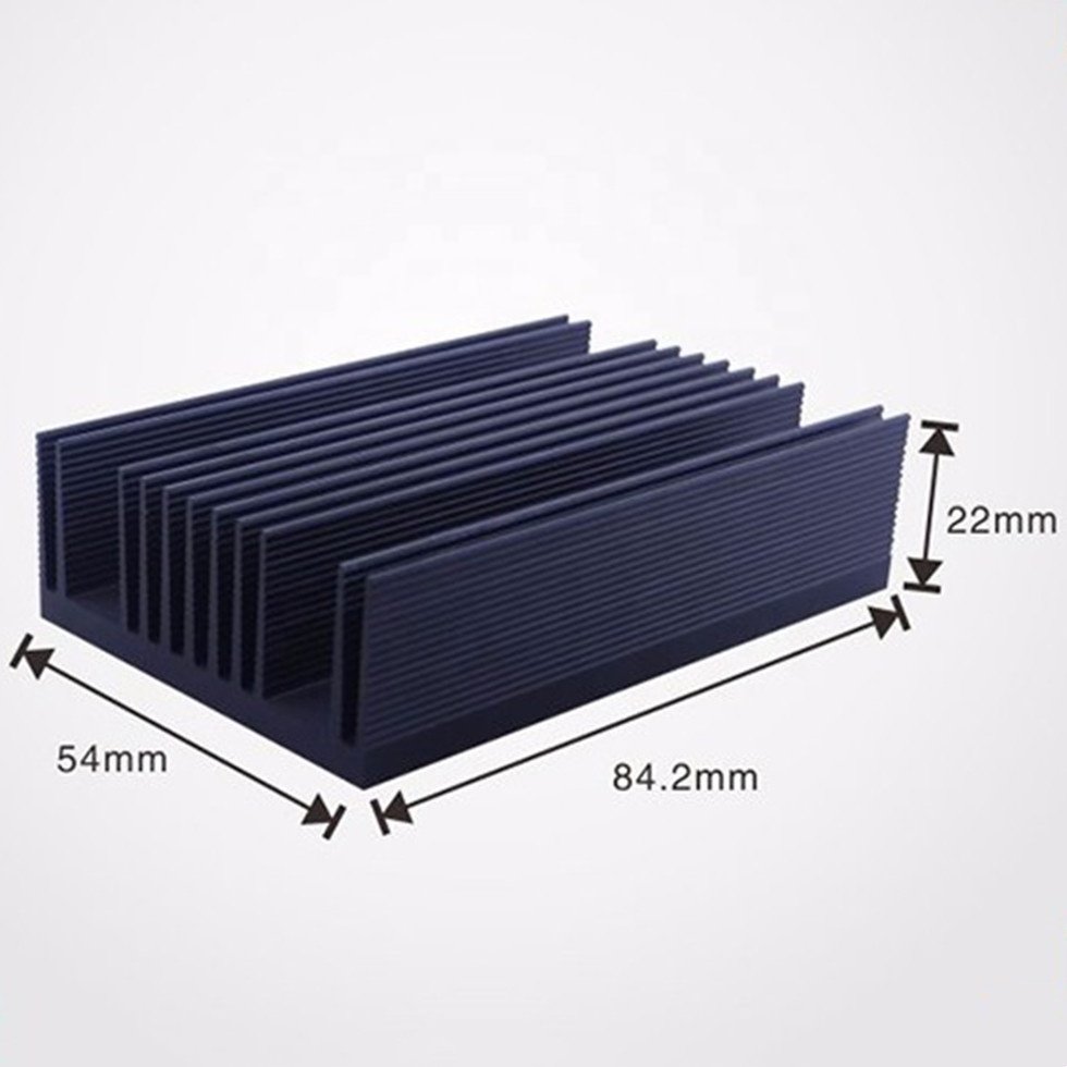 Electronic Heat Sink Aluminum Profile High Power Radiator Thermal Conductive Sheet Custom Supply Aluminum Memory Strip Heatsink