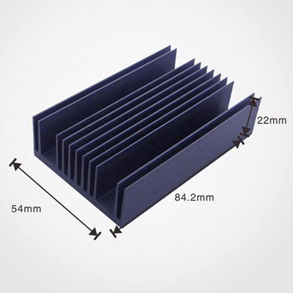 Electronic Heat Sink Aluminum Profile High Power Radiator Thermal Conductive Sheet Custom Supply Aluminum Memory Strip Heatsink