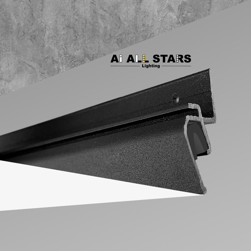 PVC Stretch Fabric Ceiling Film LED Lighting Aluminum Profile Stretch Ceiling Factory Price Stretch Tension Ceiling Profiles