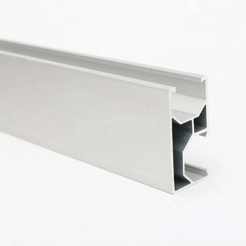 CNC 6063 Aluminum Extrusion Led Profile Aluminum Solar Guide Rail Profile Aluminum Extrusion Track Rail Solar Energy Systems