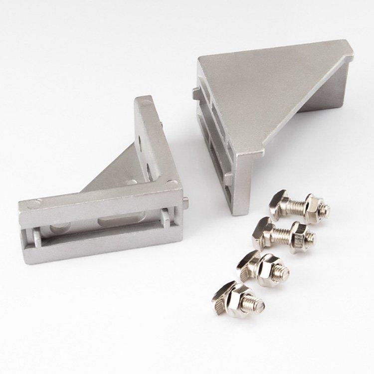2020/4040 L Shaped Angle Bracket Corner Connector For Aluminum Profiles And Accessories