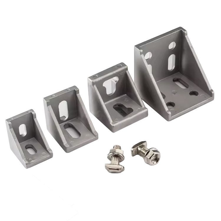 2020/4040 L Shaped Angle Bracket Corner Connector For Aluminum Profiles And Accessories