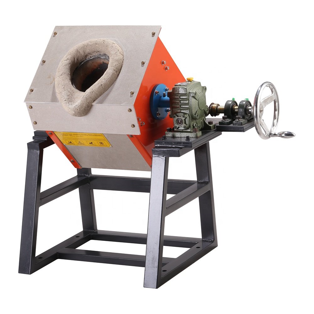 Low price stainless steel induction melting furnace smelting induction silver ingot