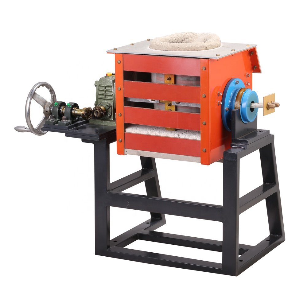Low price stainless steel induction melting furnace smelting induction silver ingot