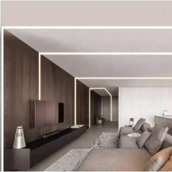 Aluminium Profile For Led Strips Plaster-In Led Aluminum Channel Ceiling Recessed Led Aluminium Profile