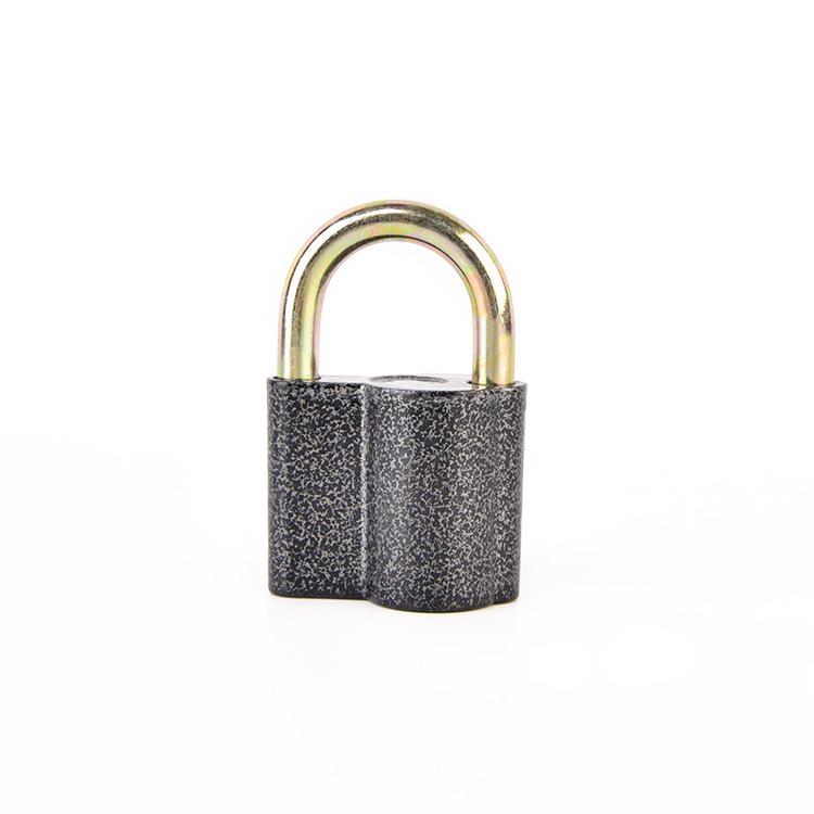 50MM Heavy Duty Black Color Russian Glass Flower European High Security Aluminum Outdoor Door Lock