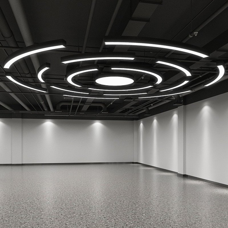 Professional customized curved aluminum profiles with customizable shapes and widths for aluminum extruded profiles