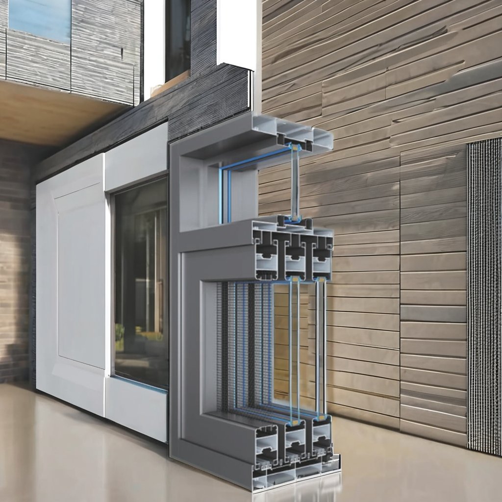 High-Performance 50 Series Sliding Door Aluminum Profiles | Strong And Weather Resistant