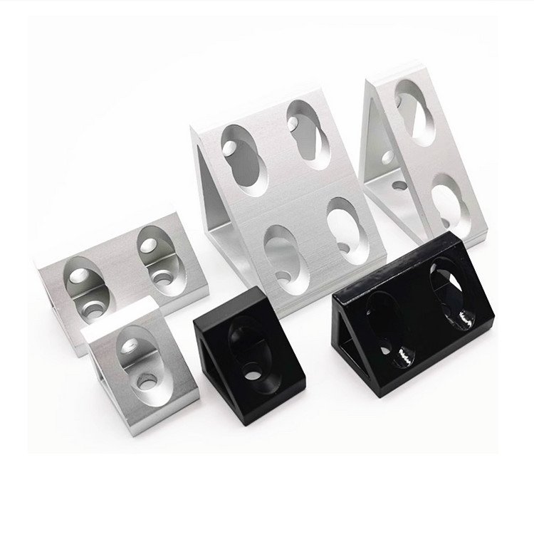 aluminum profile bracket 90 Degree Aluminum Triangle Bracket for aluminum profile 2020 corner bracket