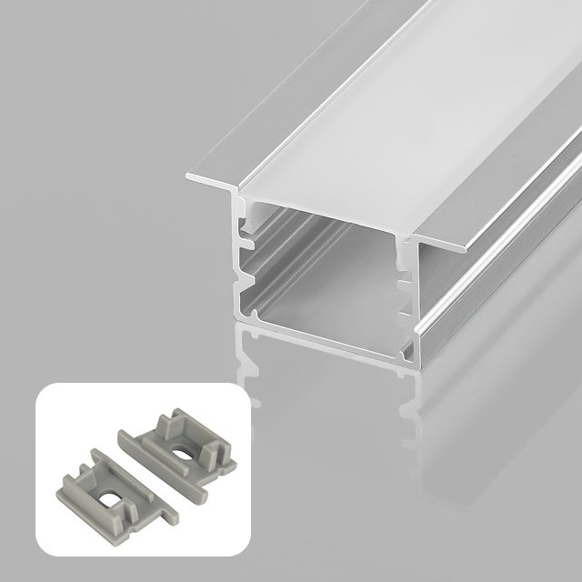 A2015C Wholesale High Quality Recessed Aluminum led Light Profiles Aluminum U Channel Profile with Diffuser