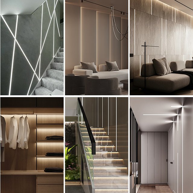 A2015C Wholesale High Quality Recessed Aluminum led Light Profiles Aluminum U Channel Profile with Diffuser