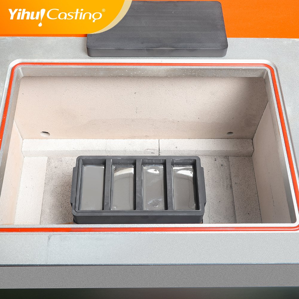 Yihui casting machine 4kg gold bar machine for gold silver copper bar and coin making