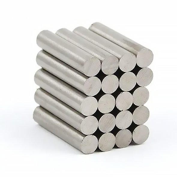 Anodized Silver Aluminum Profile 10mm 6061 6063 6082 7075 7A09 2024 2017 3003 T5 T6 T651 Cast Extrusion Bar 10mm Aluminum Rod