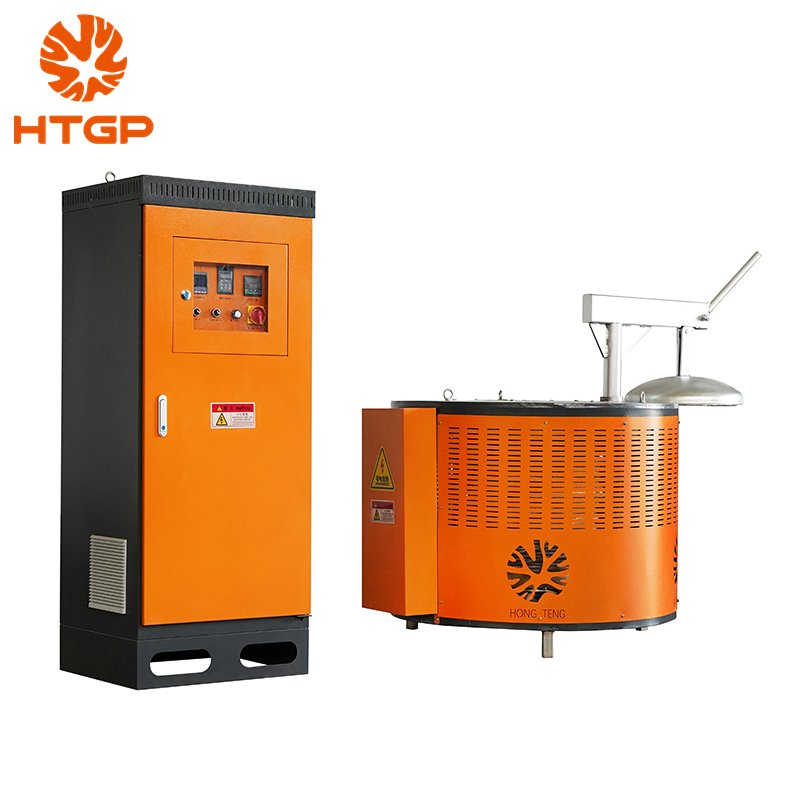 Cheap price CE certificate 100kg-1500kg copper aluminum cans scrap melting machine induction furnace for casting ingots