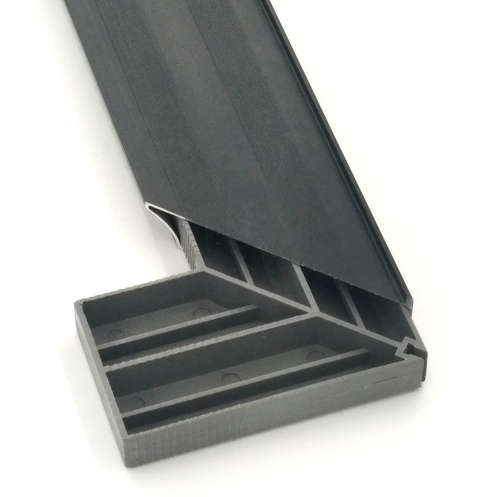 Matte black aluminum extrusion profile wardrobe kitchen cabinet glass door and window frame aluminum profiles