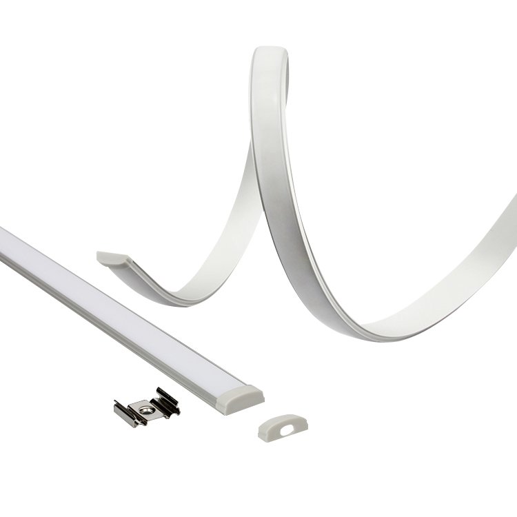 Factory Custom Profile Light Led Aluminum Led Strip Profile Hidden Installation With Led Lighting