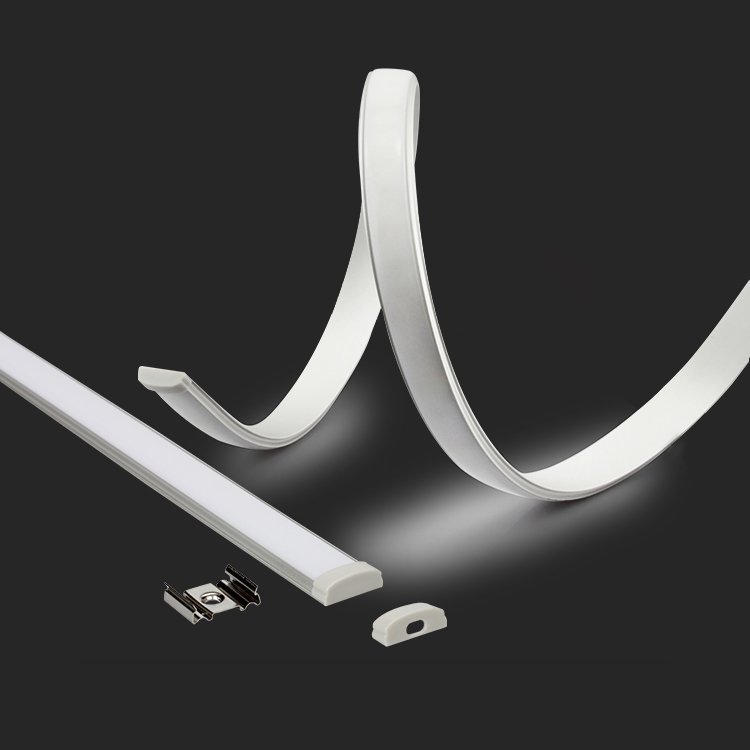 Factory Custom Profile Light Led Aluminum Led Strip Profile Hidden Installation With Led Lighting