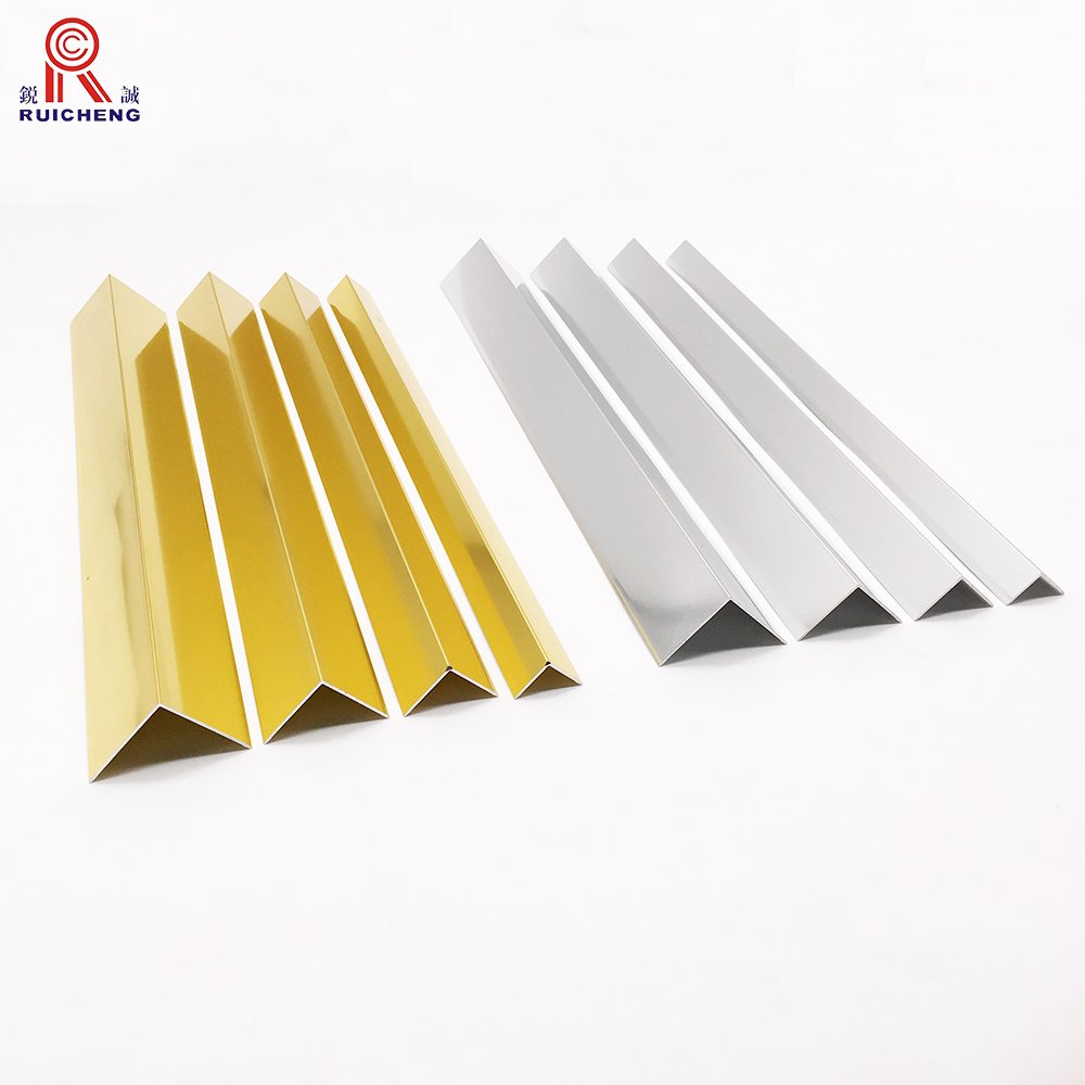 Shining Profile Wooden Ceramic Tiles Trim China Factory Decorative Protection FoShan Aluminum