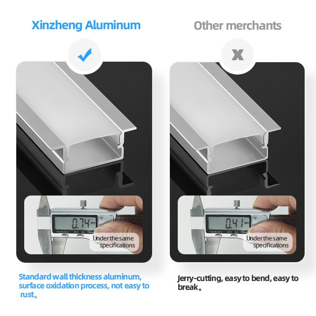 A2010C Hot Sale Led Aluminum Extrusion Profiles U Shape Recessed led Strip Light Aluminum Profile Channel