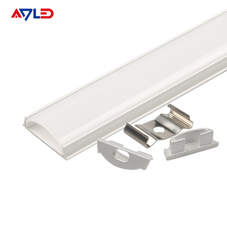 1705 Curved Aluminum Profile with PC Cover & Diffuser - Flexible LED Strip Lighting Solution