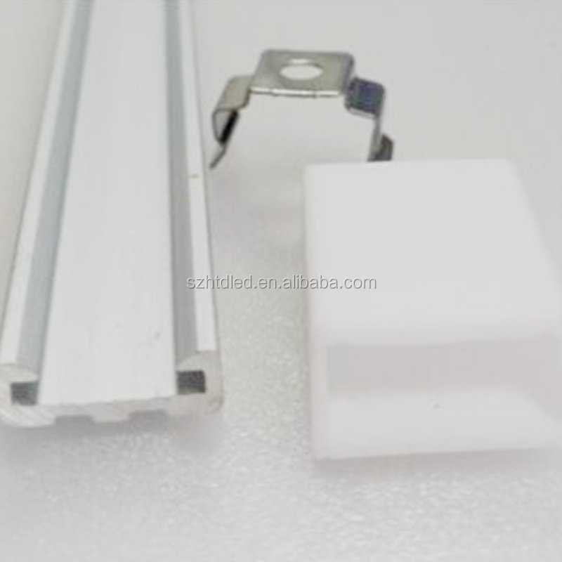 aluminum profile led 10mm thick flat aluminum profile with PC Cover